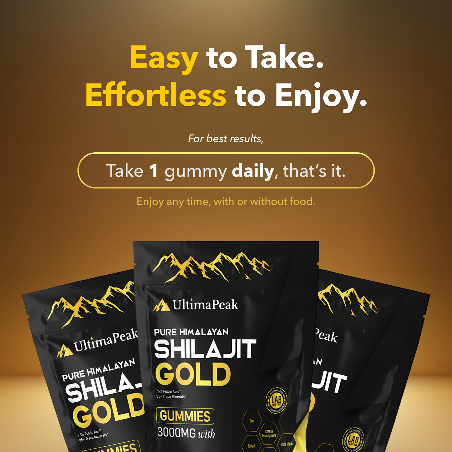 ULTIMAPEAK™ Pure Shilajit Gummies – Now 6-in-1 Support