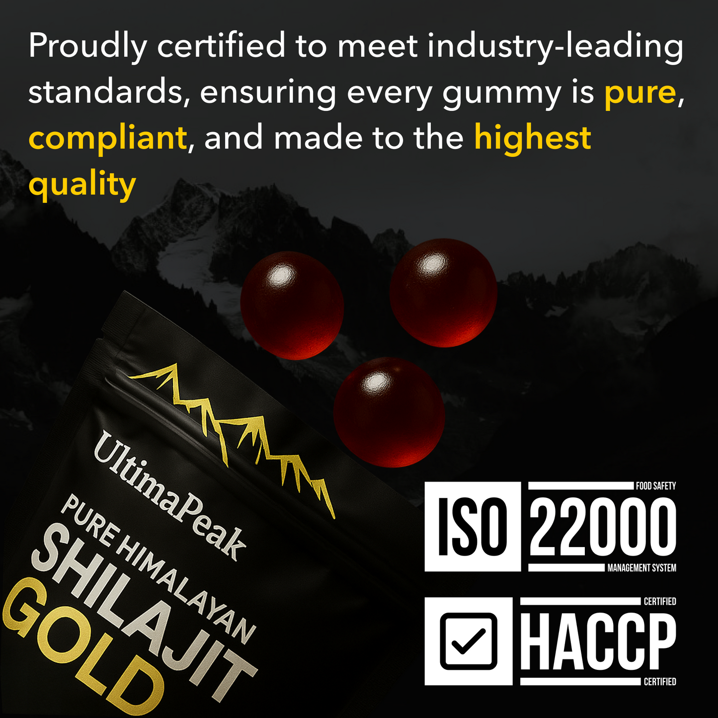 ULTIMAPEAK™ Pure Shilajit Gummies – Now 6-in-1 Support